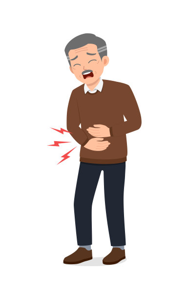 伤心的老人肚子疼图片下载