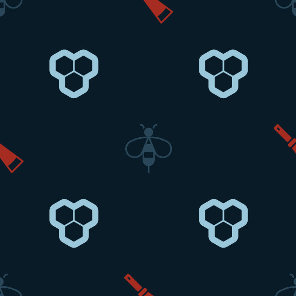 将养蜂刀与蜂房无缝连接图片下载