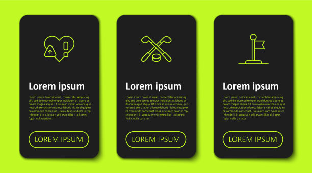 设定心率线冰球棍和冰球图片下载