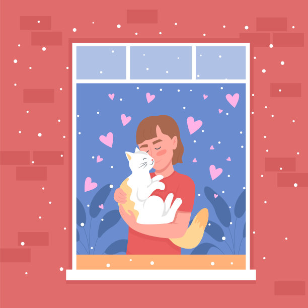 喜爱家养宠物平色图片下载