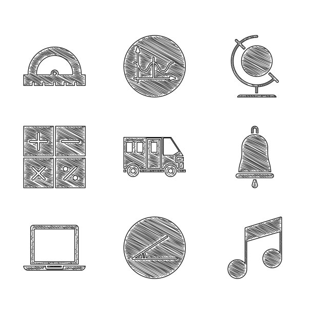 设置校车锐角音乐音符音图片下载