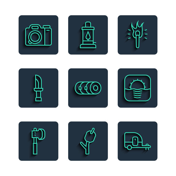 在木棒rv上设置线斧棉花糖图片下载