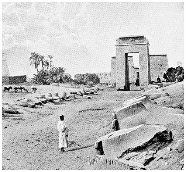 埃及卡纳克神庙古董旅行照片图片下载