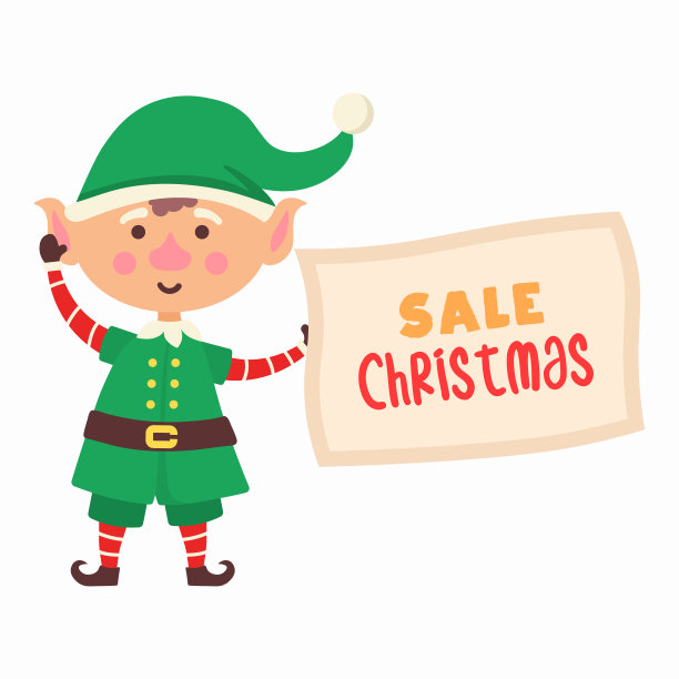 一个招牌广告的横幅，圣诞老人的性格图片下载