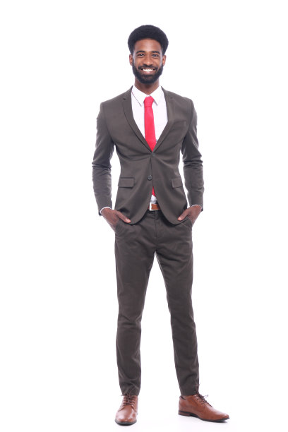 美丽丰满的身体快乐的黑色时尚男人图片下载