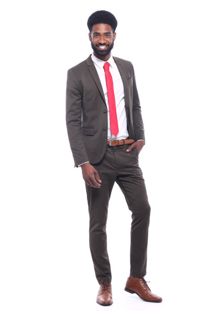 美丽丰满的身体快乐的黑色时尚男人图片下载