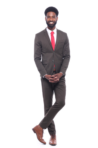 美丽丰满的身体快乐的黑色时尚男人图片下载