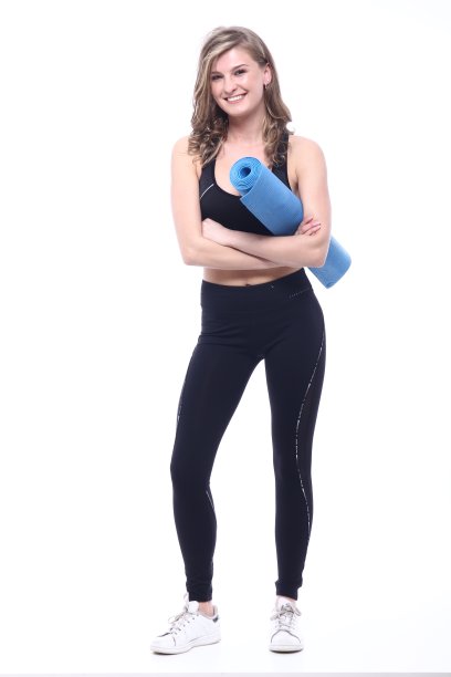 美丽的女人，健康的生活方式图片下载