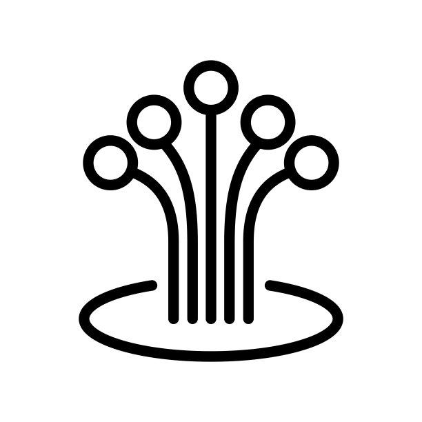 光纤电缆图标矢量设计模板插图符号和符号图片下载