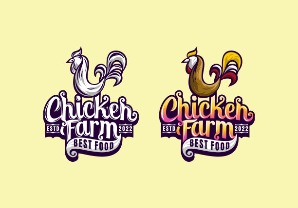 标志鸡农场食品矢量插图模板好任何行业图片下载