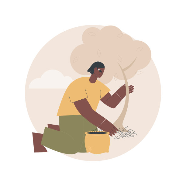 覆盖植物抽象概念图片下载