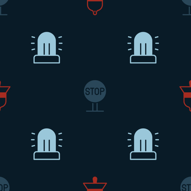 设置火车站报时标志和闪光灯图片下载