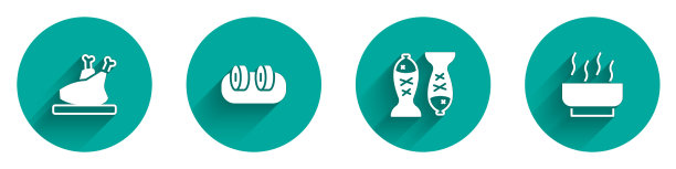 搭配烤火鸡或鸡肉，寿司配鱼图片下载