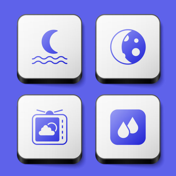 设置夜雾或烟雾月相天气图片下载