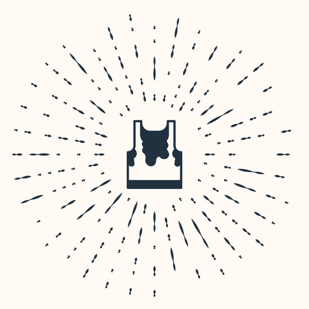 灰色汗湿无袖运动t恤的图标孤立图片下载