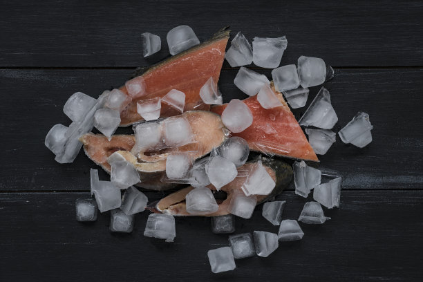 新鲜鲑鱼片图片下载