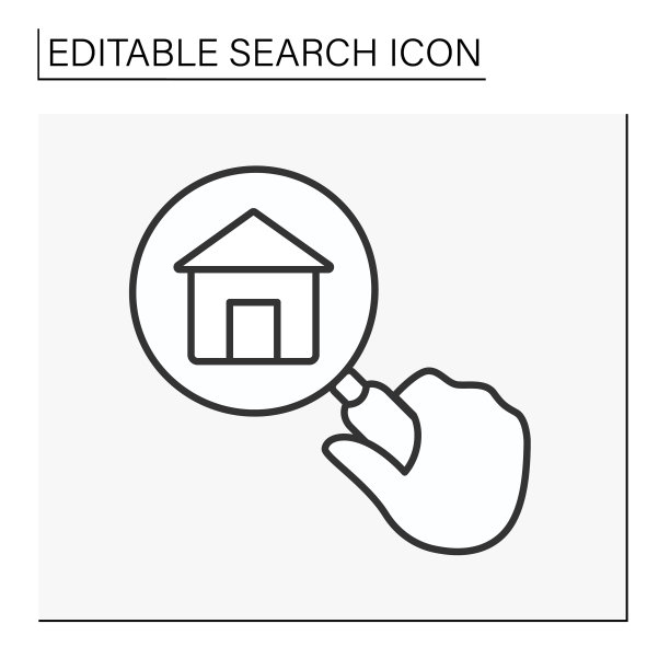 SEO线条图标图片下载