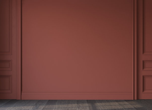 内部。空的房间。3 d渲染。图片下载