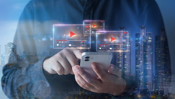 视频直播营销理念。图片下载