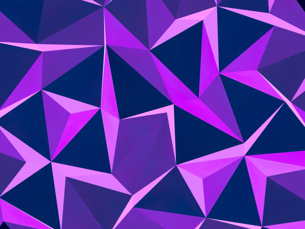 黑色多边形背景-抽象计算机生成的插图图片下载