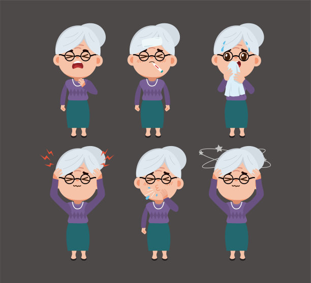 有病痛的人图片下载