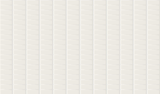 逼真的白砖墙纹理。摘要矢量背景eps10图片下载
