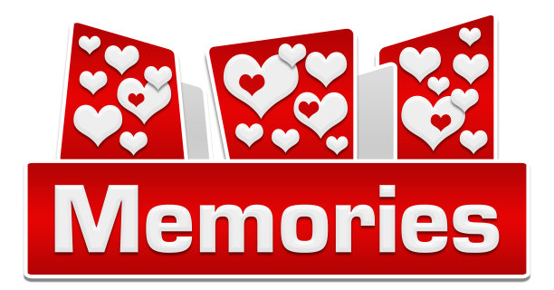 回忆红心圆形方块在上面图片下载