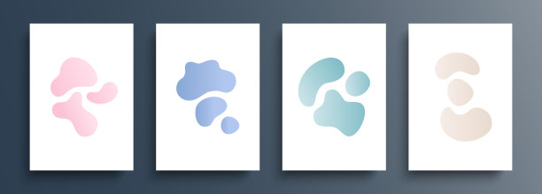 液体的形状。斑点或飞溅集合孤立在白色背景上。流体动态元素为您的创意平面设计。图片下载