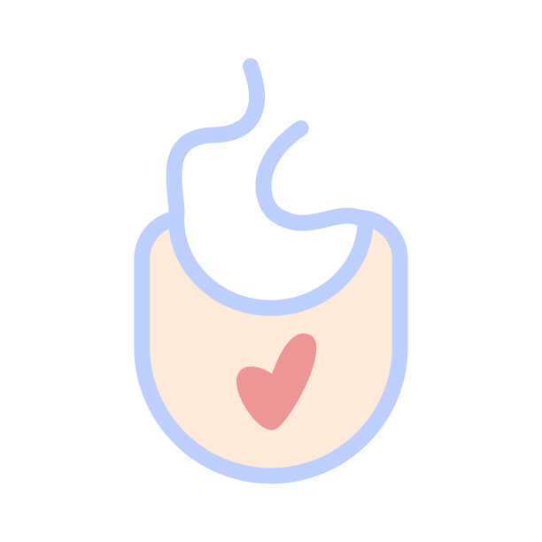 婴儿喂养围嘴图片下载