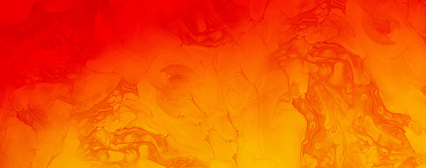 豪华和优雅的混合颜色令人兴奋的五彩橙与橙色抽象旗帜背景壁纸的艺术概念图片下载