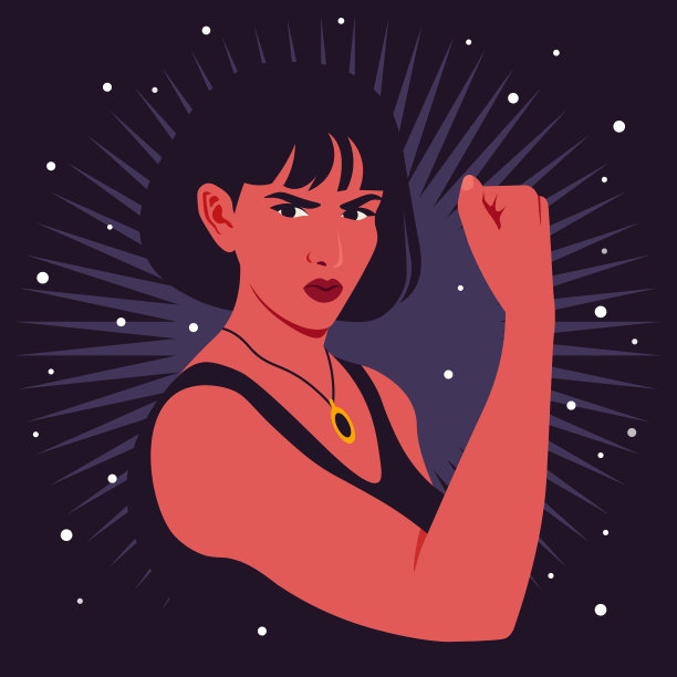 一名愤怒的西班牙裔妇女半转身的肖像。《阿凡达》图片下载