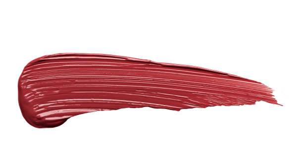 时尚淡红色质感唇彩涂抹孤立在白色背景上图片下载