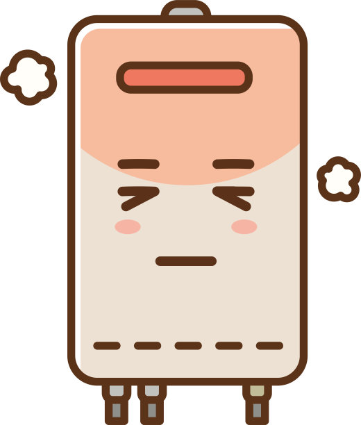 过热热水器图示(拟人化)图片下载