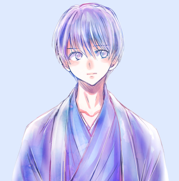 一个穿着和服的男人图片下载