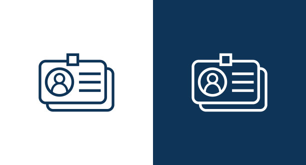 网络和移动身份证图标图片下载