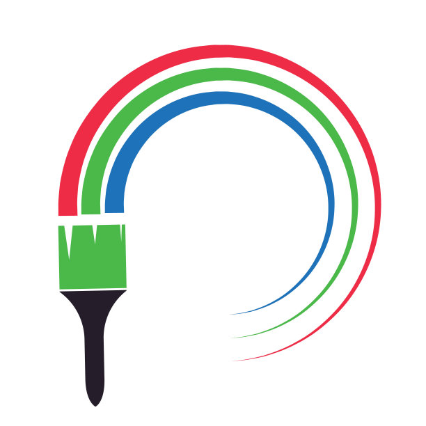 家居涂料标志模板设计。图片下载