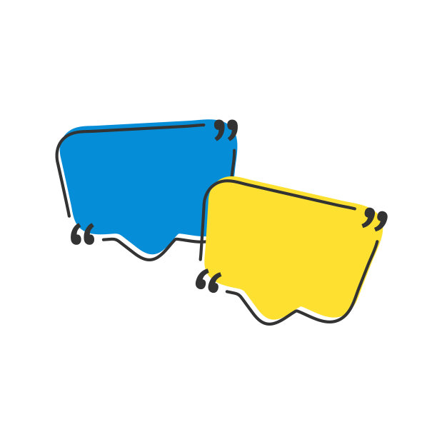 白色背景上的两个空短语气泡。矢量插图。大量的文字，信息，对话图片下载