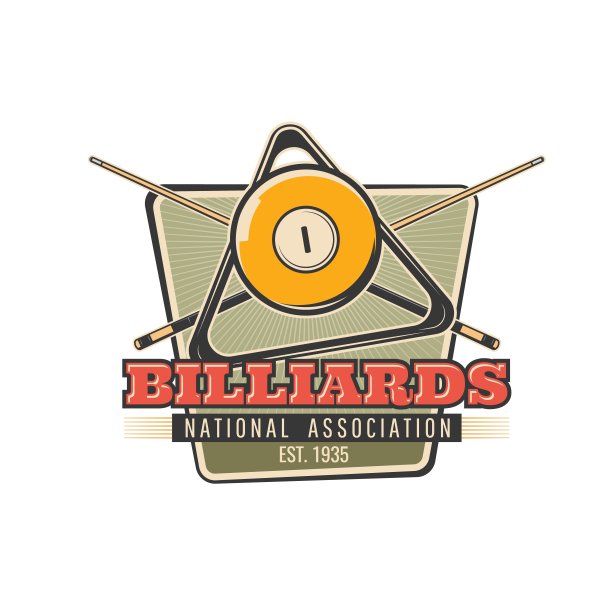 台球图标，斯诺克或台球运动俱乐部图片下载