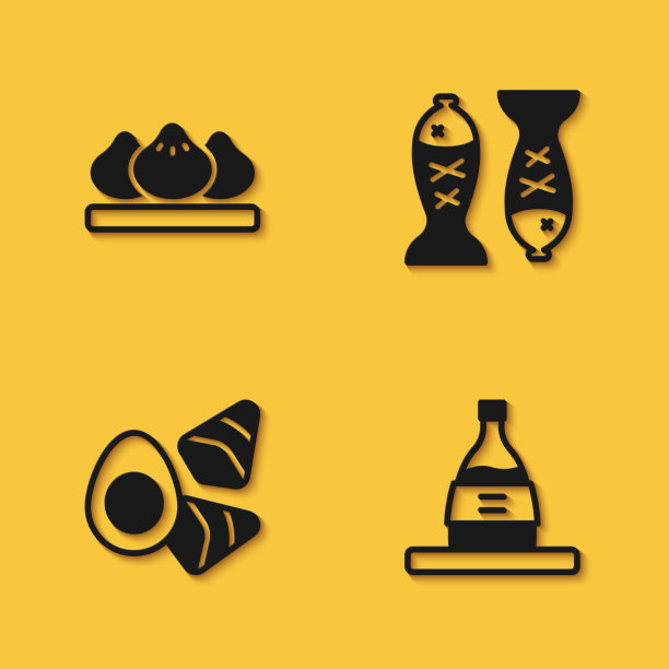 饺子装瓶清酒鸡蛋与图片下载