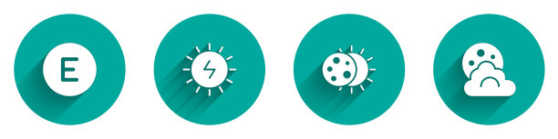 设置指南针西太阳能电池板日食图片下载