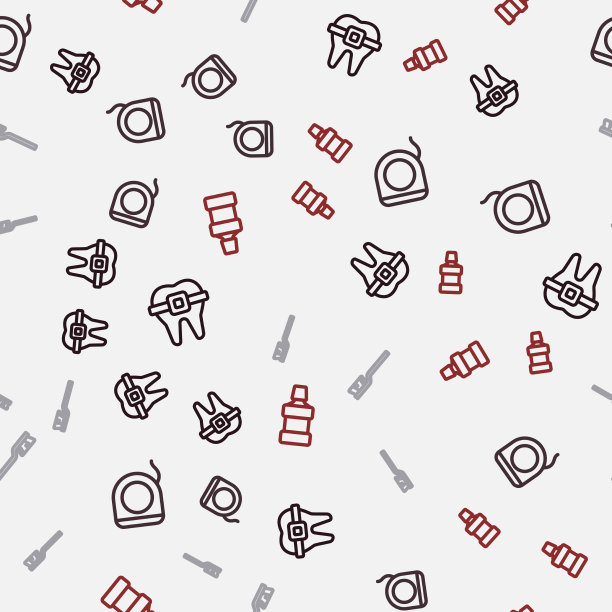 用牙线矫正牙齿图片下载