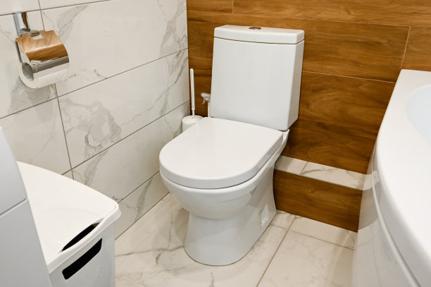 厕所在浴室里。图片下载