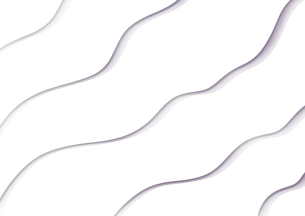 抽象艺术白色背景与波浪灰色颜色线。图片下载