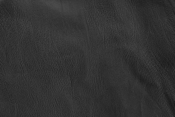 黑色皮革纹理背景与无缝模式和高分辨率。图片下载