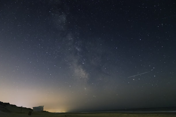 星星在海滩图片下载