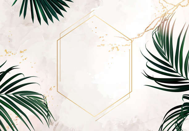 米色石英晶洞矢量设计框架。时尚灰褐色棕色纹理卡。图片下载