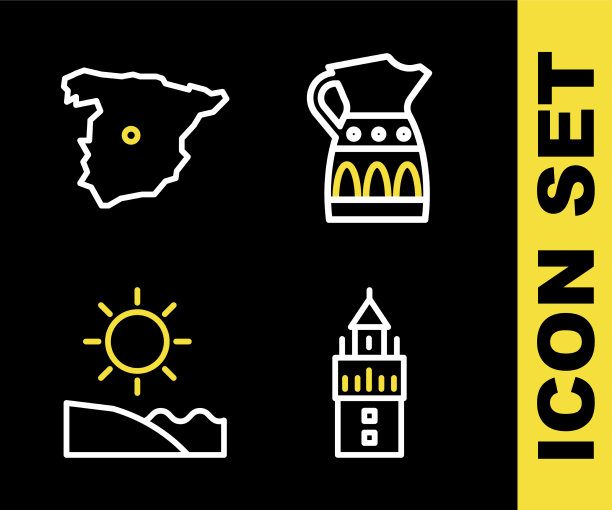 设置线桑格里亚汽酒罐吉拉尔达海滩和地图图片下载