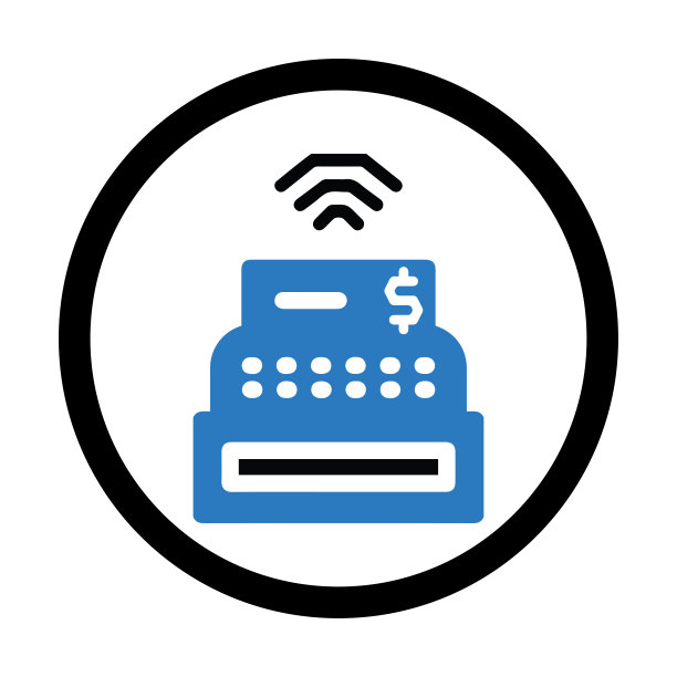 现金支付或注册财务图标图片下载