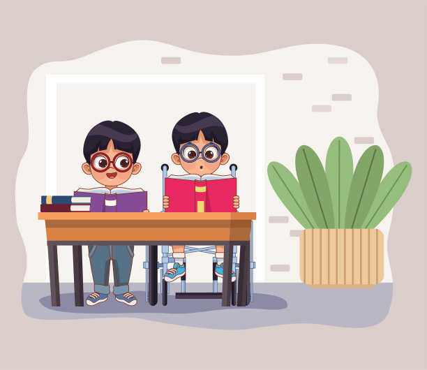 男孩在教室里图片下载