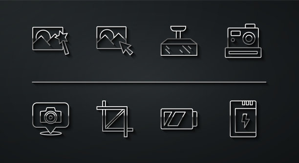 设置线照片修图相机电池图片下载